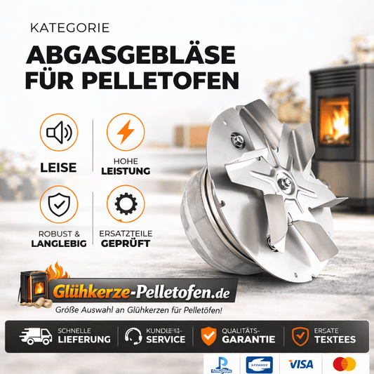 Abgasgebläse mit Kugelmotor für Haas & Sohn Pelletofen