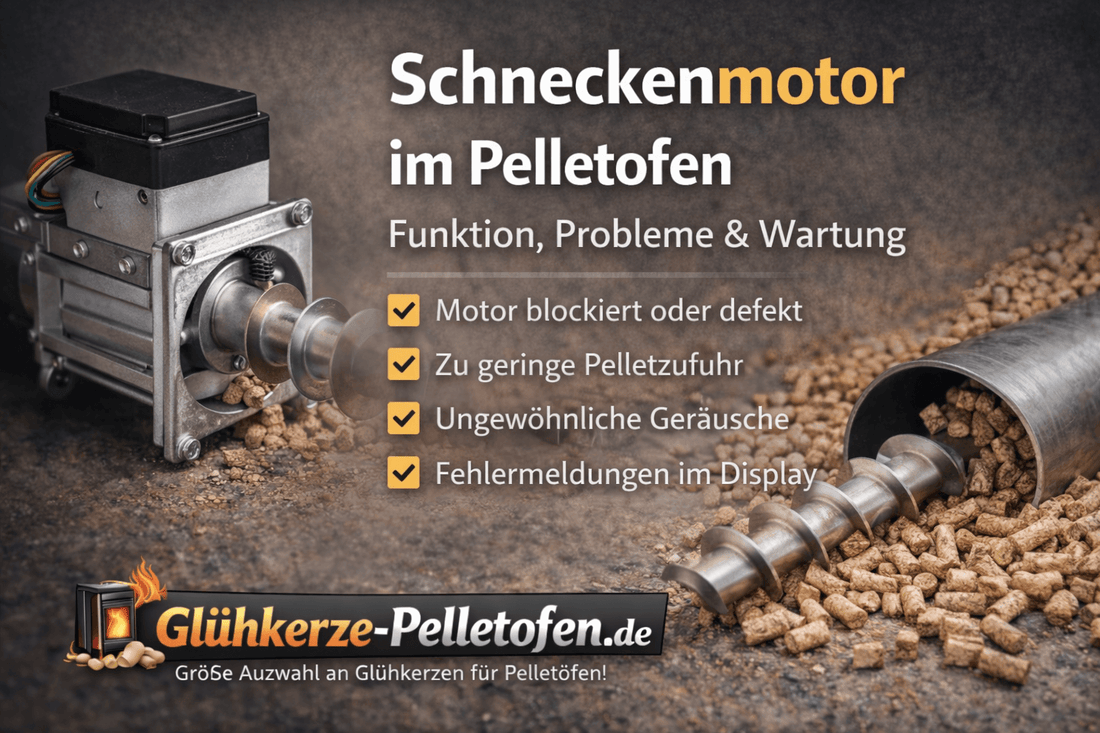 Schneckenmotor im Pelletofen Probleme und Wartung