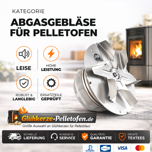 Abgasgebläse mit Kugelmotor für Haas & Sohn Pelletofen